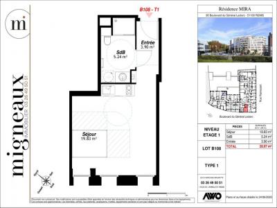 Louer Appartement Reims Marne