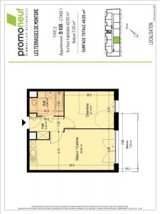 For rent Lens 2 rooms 42 m2 Pas de calais (62300) photo 1