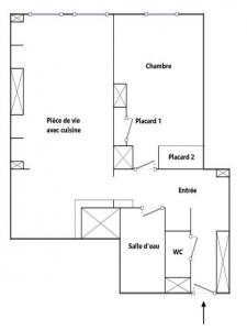 For rent Lyon-7eme-arrondissement 2 rooms 52 m2 Rhone (69007) photo 4