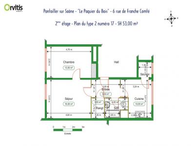For rent Pontailler-sur-saone 2 rooms 53 m2 Cote d'or (21270) photo 1