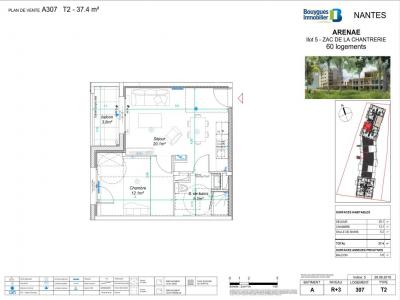 For rent Nantes 2 rooms 37 m2 Loire atlantique (44300) photo 1