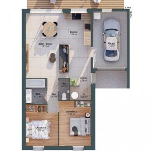Acheter Maison 65 m2 Barentin