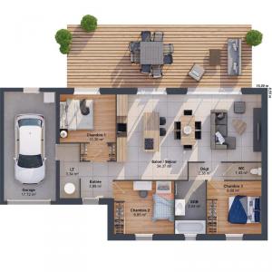 For sale Vallet 5 rooms 80 m2 Loire atlantique (44330) photo 2