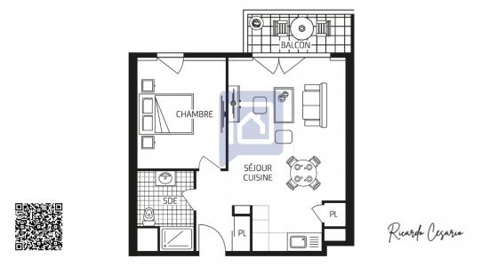 Annonce Vente 2 pi�ces Appartement Quimper 29