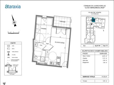Annonce Location 2 pi�ces Appartement Montagne 44