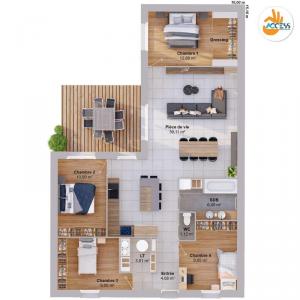 Acheter Maison 95 m2 Haie-fouassiere