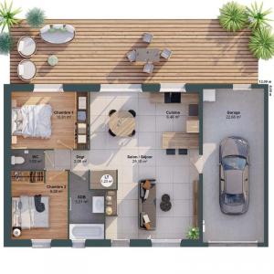 Acheter Maison 65 m2 Soliers