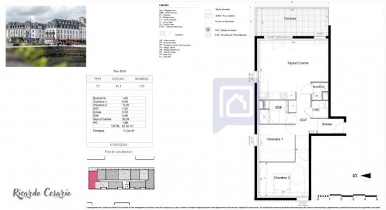 For sale Concarneau 3 rooms 67 m2 Finistere (29900) photo 1