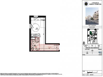 Louer Appartement 19 m2 Lyon-7eme-arrondissement