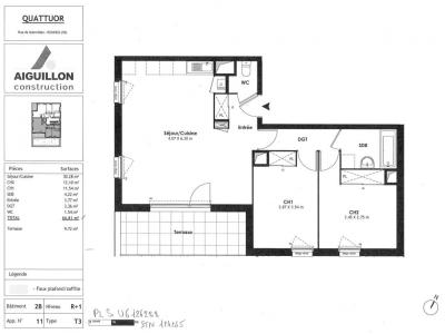 Annonce Location 2 pi�ces Appartement Rennes 35