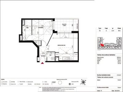 Louer Appartement 41 m2 Ennery