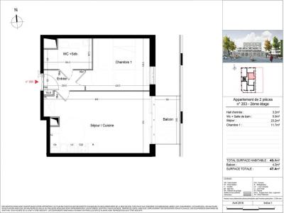 Annonce Location 2 pi�ces Appartement Lille 59