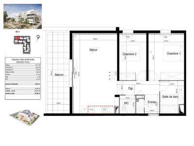 Annonce Vente 3 pi�ces Appartement Sauvian 34