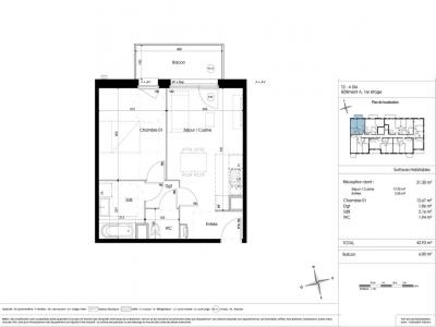 For rent Armentieres 2 rooms 42 m2 Nord (59280) photo 1