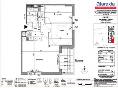 Annonce Location 3 pi�ces Appartement Orvault 44