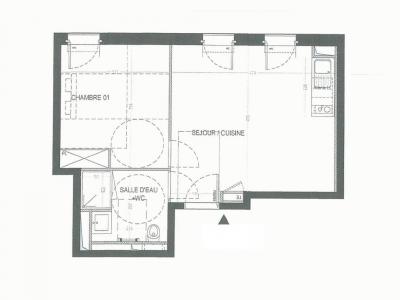 For rent Nantes 2 rooms 38 m2 Loire atlantique (44000) photo 1