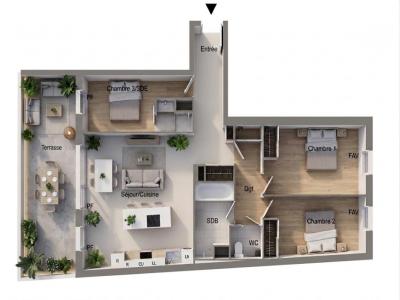 Annonce Vente 4 pi�ces Appartement Beziers 34