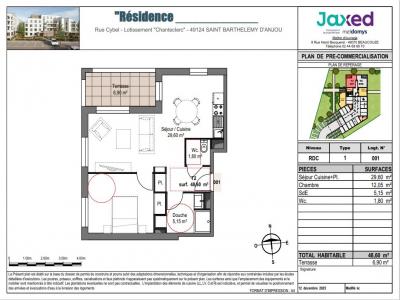 Acheter Appartement Saint-barthelemy-d'anjou 161000 euros