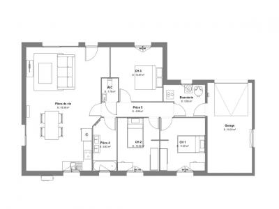 Acheter Maison 95 m2 Saint-georges-d'esperanche