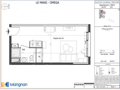 For rent Mans 1 room 25 m2 Sarthe (72000) photo 0