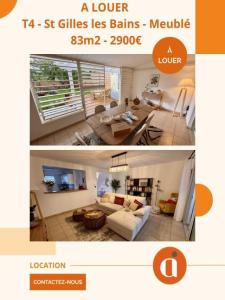 For rent Saint-gilles-les-bains 4 rooms 83 m2 Reunion (97434) photo 0