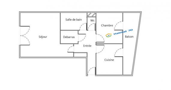 For rent Champagney 2 rooms 51 m2 Haute saone (70290) photo 0