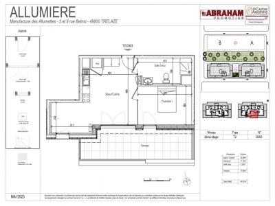 Louer Appartement 44 m2 Trelaze