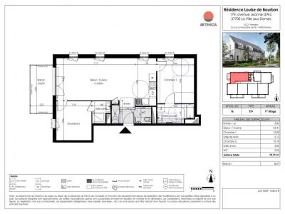 Annonce Location 3 pi�ces Appartement Ville-aux-dames 37