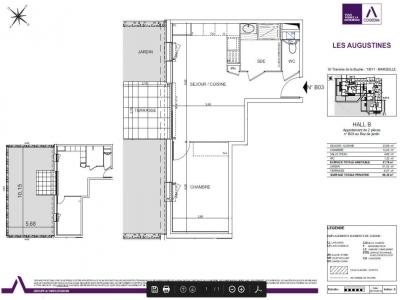 Annonce Location 2 pi�ces Appartement Marseille-11eme-arrondissement 13