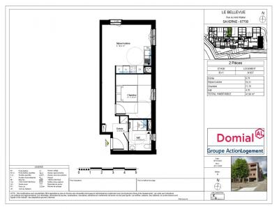 For rent Saverne 2 rooms 50 m2 Bas rhin (67700) photo 1
