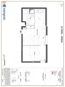For rent Mans 2 rooms 38 m2 Sarthe (72000) photo 2
