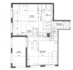 For rent Apartment Nantes  69 m2 3 pieces