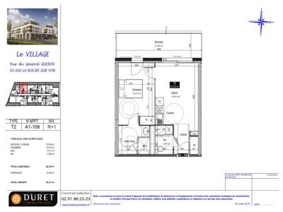 For rent Roche-sur-yon 2 rooms 40 m2 Vendee (85000) photo 3