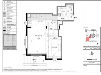 Annonce Location 2 pi�ces Appartement Cholet 49