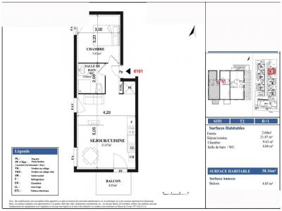 Louer Appartement Amiens 555 euros