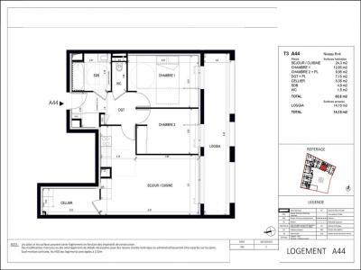 Louer Appartement 65 m2 Bordeaux