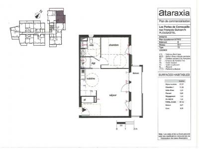 For rent Plougastel-daoulas 2 rooms 47 m2 Finistere (29470) photo 3