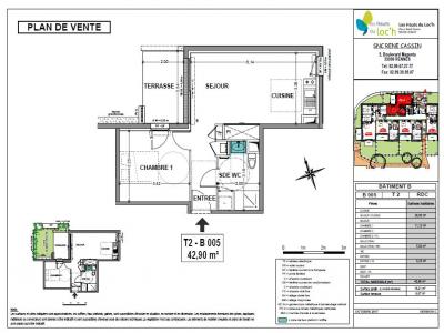 For rent Auray 2 rooms 42 m2 Morbihan (56400) photo 1