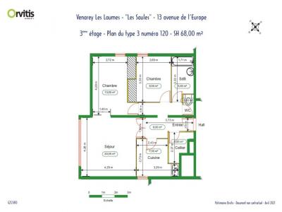 For rent Venarey-les-laumes 3 rooms 68 m2 Cote d'or (21150) photo 0