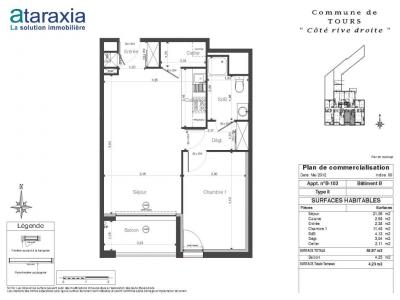 Louer Appartement Tours 661 euros