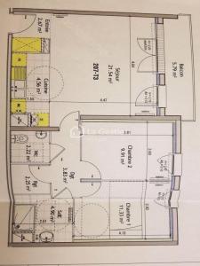 For rent Aubergenville 3 rooms 63 m2 Yvelines (78410) photo 4