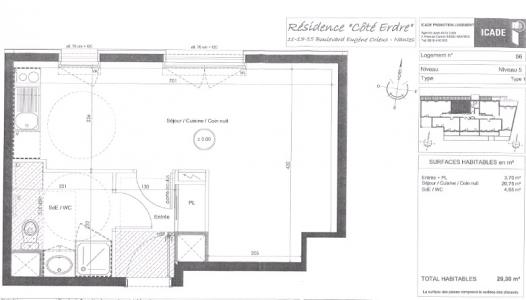 Louer Appartement 29 m2 Nantes