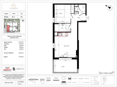 For sale 2 rooms 45 m2 Herault (34450) photo 0
