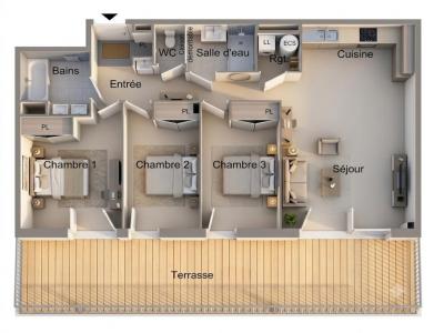 Annonce Vente 4 pi�ces Appartement Valras-plage 34