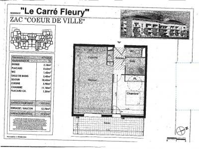 Annonce Location 2 pi�ces Appartement Fleury-les-aubrais 45