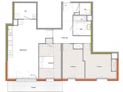 Louer Appartement 89 m2 Creusot