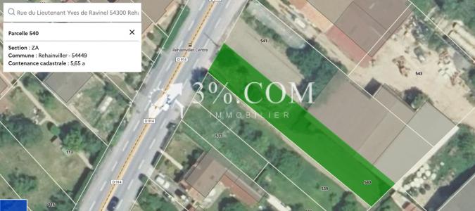 Annonce Vente Terrain Rehainviller 54