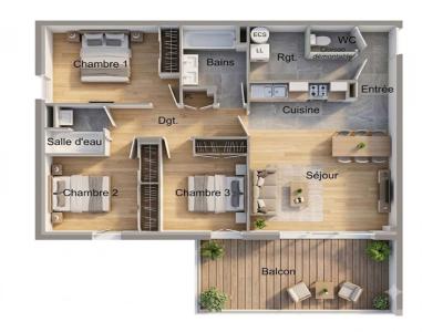 Acheter Appartement 80 m2 Valras-plage