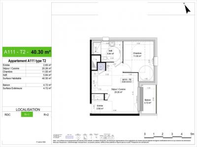 Annonce Location 2 pi�ces Appartement Carpiquet 14