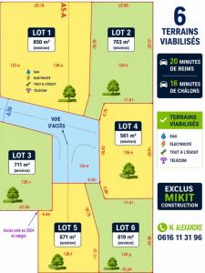 Annonce Vente Terrain Reims 51